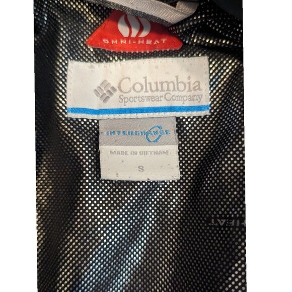 Columbia Omni-Heat Whirlibird Interchangable Black Puffer Jacket Liner SZ Small - Picture 14 of 15